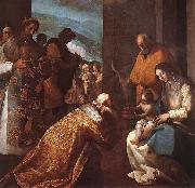CAJES, Eugenio The Adoration of the Magi f oil on canvas